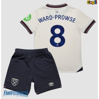 West Ham United James Ward-Prowse #8 Echipament de Fotbal Replică 2025-26 Copii Deplasare (+ Șorturi)